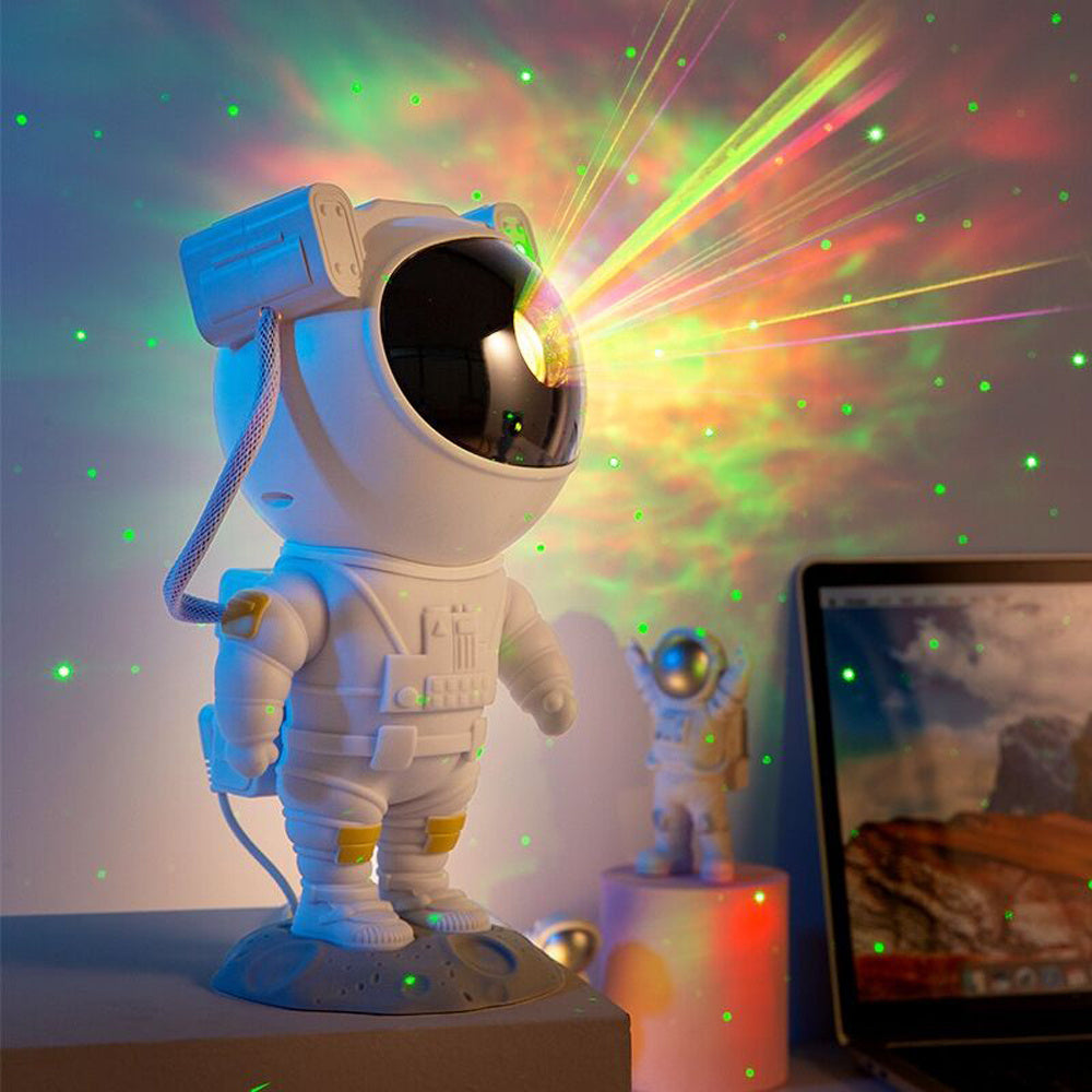 Projecteur Galaxie Astronaute – Veilleuse LED USB Ciel Étoilé | Lampe Ambiance Chambre