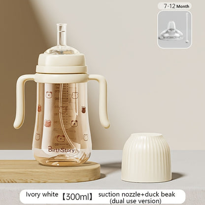 Gobelet d’apprentissage 3-en-1 pour bébé – Paille, bec et tasse