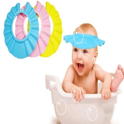 Nouvelle matière éco-responsable – Casquette de douche pour enfants / Bain bébé – Taille réglable
