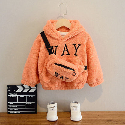 Ensemble pull côtelé et banane assortie