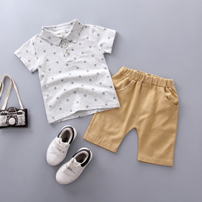 Tenue enfant imprimé ancre