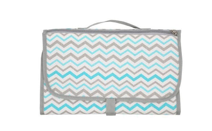 Tapis à Langer Bébé Portable – Pliable, Imperméable & Lavable | Matelas de Voyage + Sac de Rangement