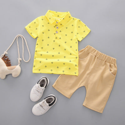 Tenue enfant imprimé ancre