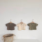T-shirt manches courtes bébé - style simple pour l'été