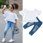 Ensemble Chemise et pantalon Fille – Vêtements pour Enfants et Bébés