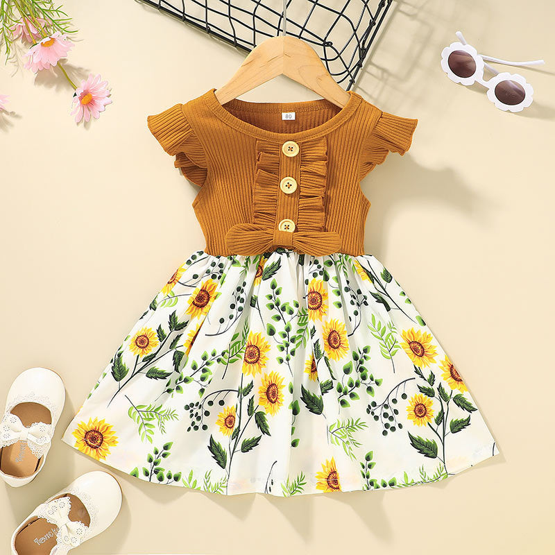Robe d'été mignonne et confortable – Pour bébés et jeunes filles