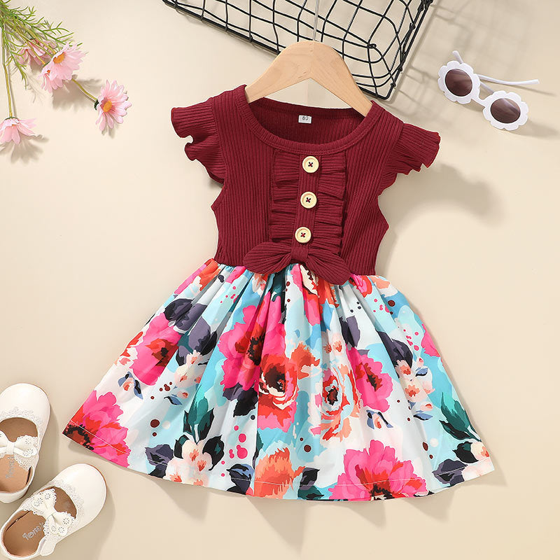 Robe d'été mignonne et confortable – Pour bébés et jeunes filles