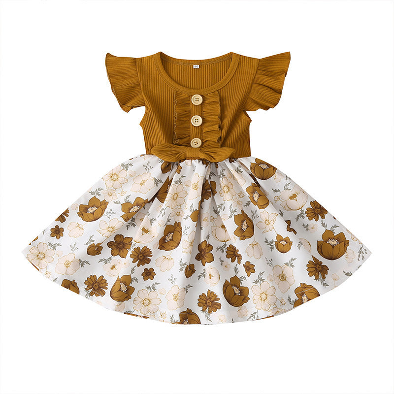 Robe d'été mignonne et confortable – Pour bébés et jeunes filles