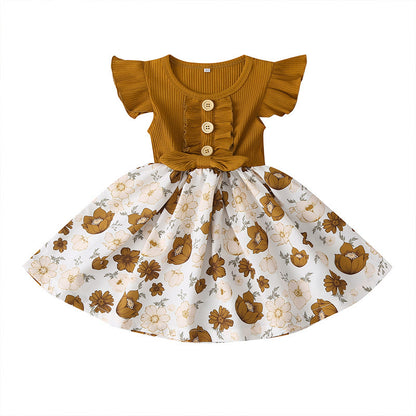 Robe d'été mignonne et confortable – Pour bébés et jeunes filles