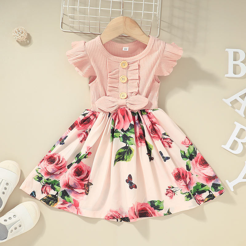 Robe d'été mignonne et confortable – Pour bébés et jeunes filles