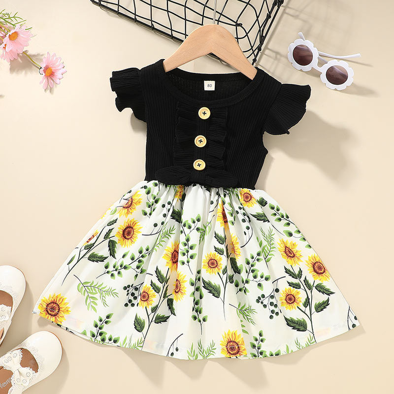 Robe d'été mignonne et confortable – Pour bébés et jeunes filles