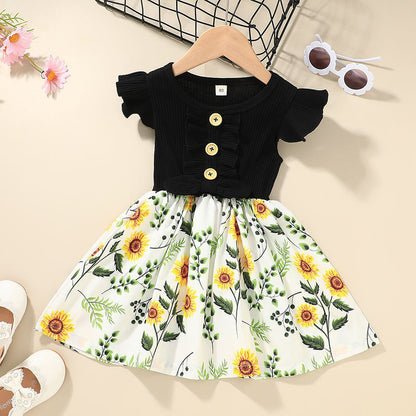 Robe d'été mignonne et confortable – Pour bébés et jeunes filles