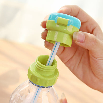 Bouchon anti-fuite avec paille – Pour gourde enfant
