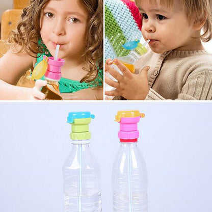 Bouchon anti-fuite avec paille – Pour gourde enfant