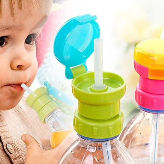 Bouchon anti-fuite avec paille – Pour gourde enfant