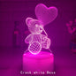 Lampe LED 3D en Acrylique – Veilleuse USB Néon