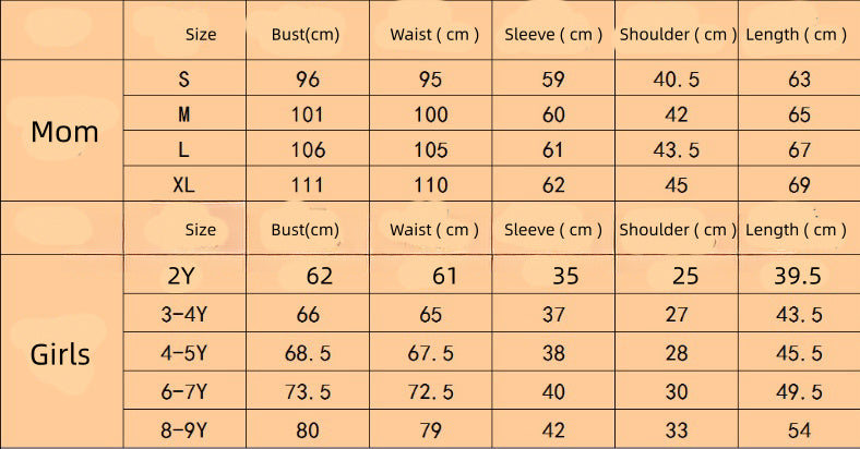 Tenue Assortie Mère-Fille-Garçon – Look Coordonné 3 Couleurs