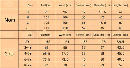 Tenue Assortie Mère-Fille-Garçon – Look Coordonné 3 Couleurs