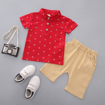 Tenue enfant imprimé ancre