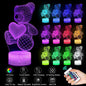 Lampe LED 3D en Acrylique – Veilleuse USB Néon