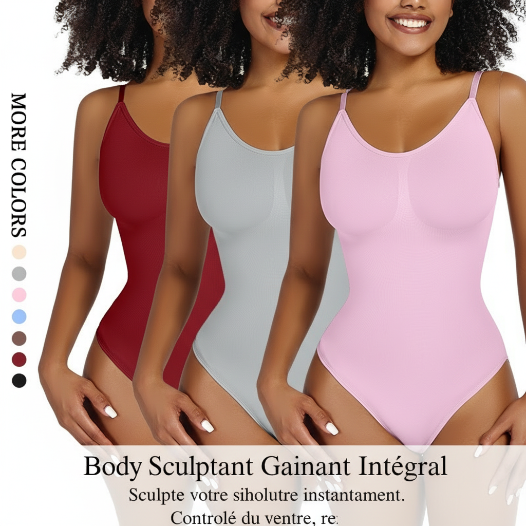 Smoothing Shapewear Bodysuit for Women Faja Full Body Shaper Thong Soft Body Shaping Sculpting Breast Slimming Underwear