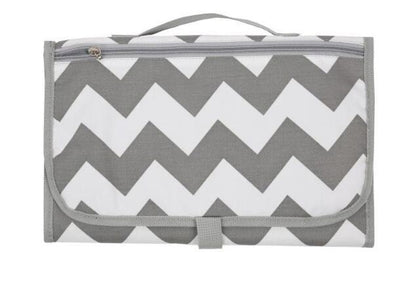 Tapis à Langer Bébé Portable – Pliable, Imperméable & Lavable | Matelas de Voyage + Sac de Rangement
