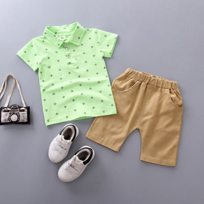 Tenue enfant imprimé ancre
