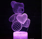 Lampe LED 3D en Acrylique – Veilleuse USB Néon