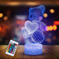 Lampe LED 3D en Acrylique – Veilleuse USB Néon