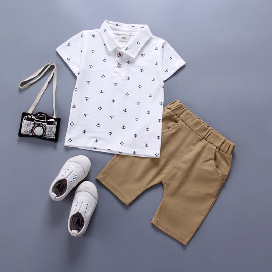 Tenue enfant imprimé ancre