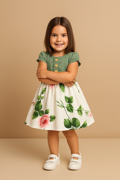 Robe d'été mignonne et confortable – Pour bébés et jeunes filles