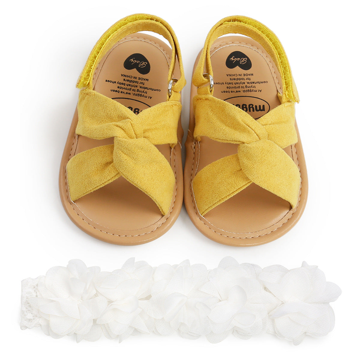 Sandales Bébé Croisées – Printemps & Été