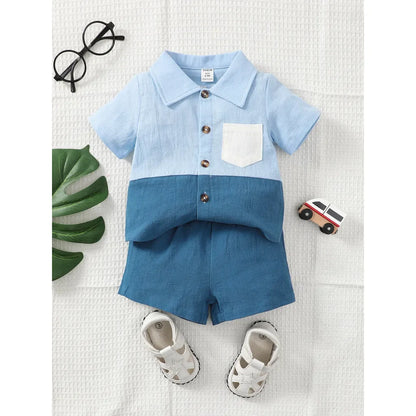 Ensemble 2 pièces bébé garçon – Style décontracté chic
