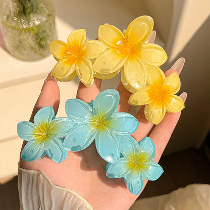 Grande pince à cheveux fleur – Élégante & colorée