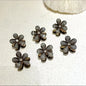 Pinces à cheveux fleuries avec perles – Lot de 1, 3 ou 6 pièces