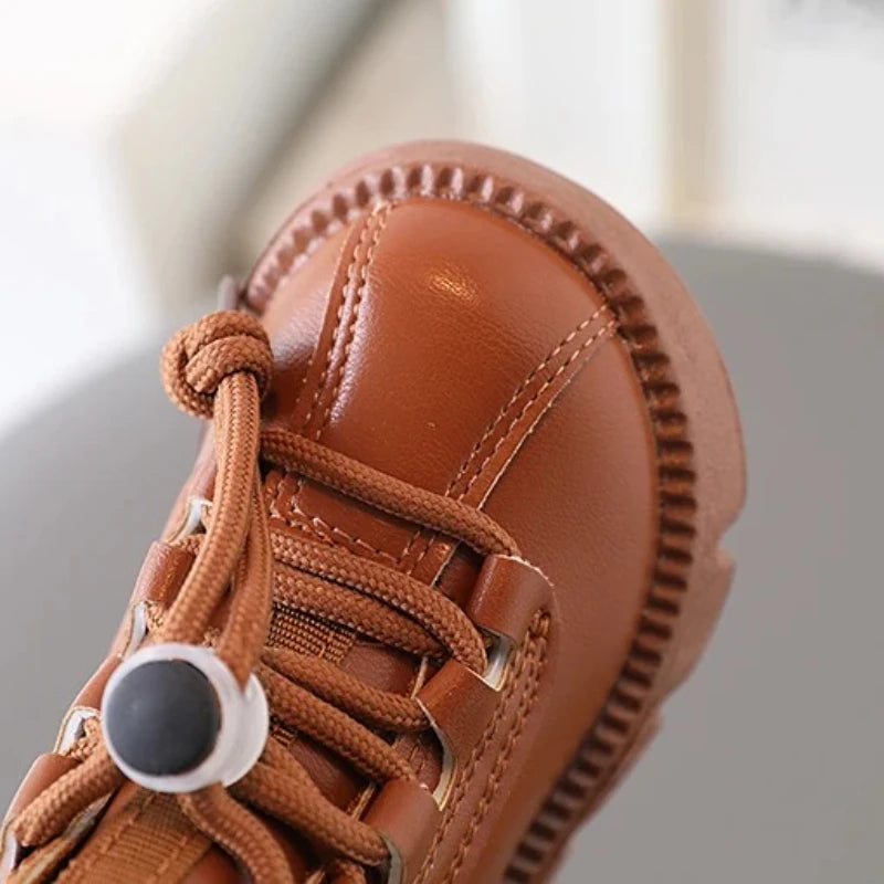 Bottines Enfant Unisexe – Style Mode à Lacets | Automne-Hiver