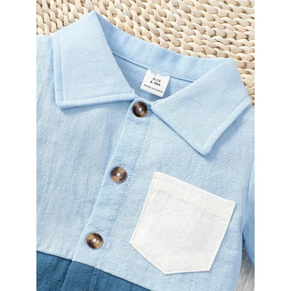 Ensemble 2 pièces bébé garçon – Style décontracté chic