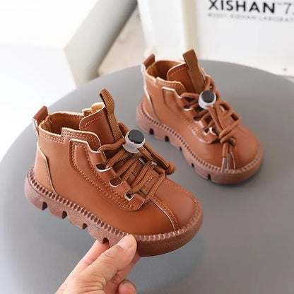 Bottines Enfant Unisexe – Style Mode à Lacets | Automne-Hiver