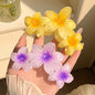 Grande pince à cheveux fleur – Élégante & colorée