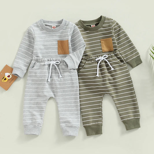 Ensemble bébé garçon – Tenue d’automne confortable et stylée