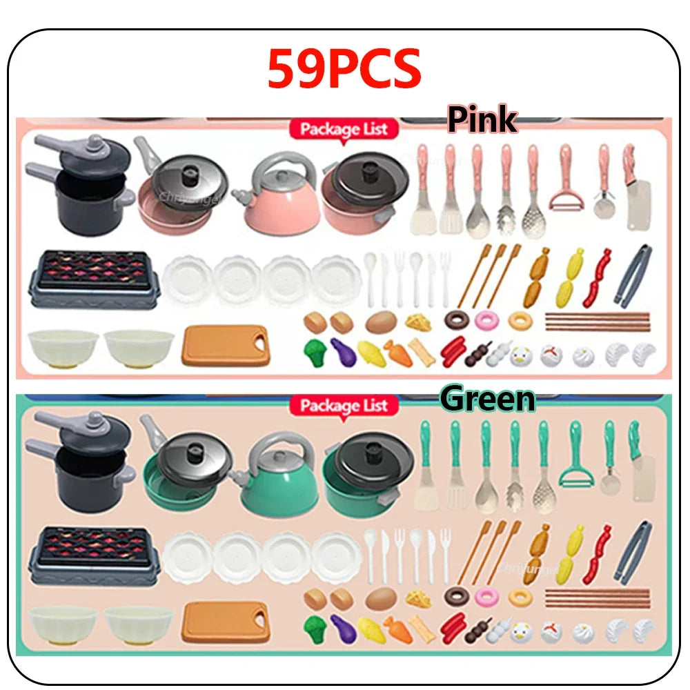 Grand Ensemble de Jouets de Cuisine – 92 / 69 / 59 pièces