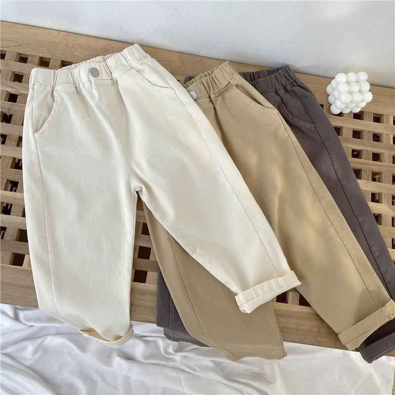 Pantalon Cargo Garçon – Confort Décontracté | 1 à 8 ans
