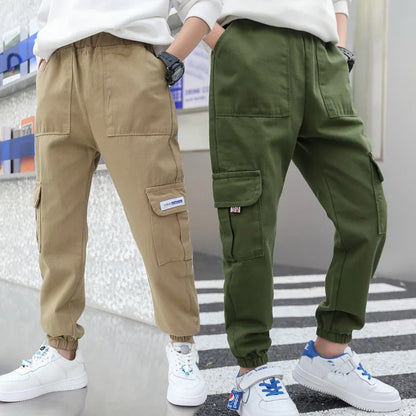 Pantalon cargo sarouel pour garçons – Style streetwear décontracté