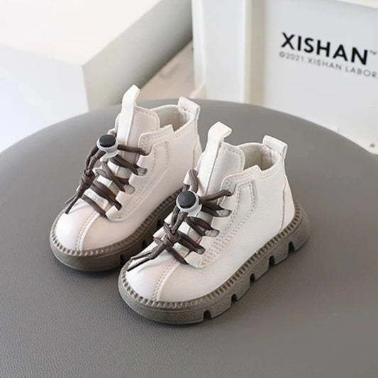 Bottines Enfant Unisexe – Style Mode à Lacets | Automne-Hiver