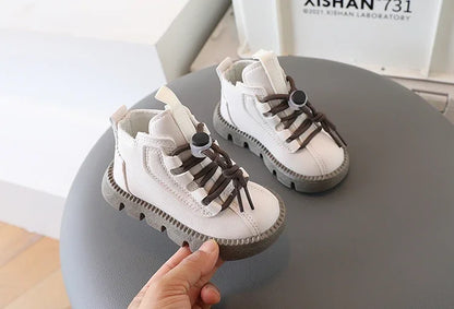Bottines Enfant Unisexe – Style Mode à Lacets | Automne-Hiver