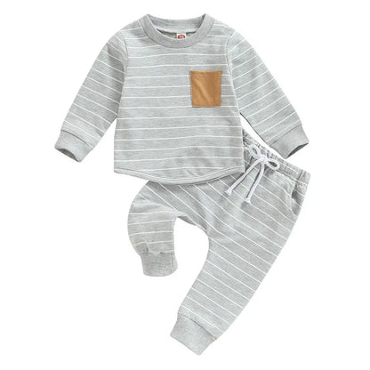 Ensemble bébé garçon – Tenue d’automne confortable et stylée