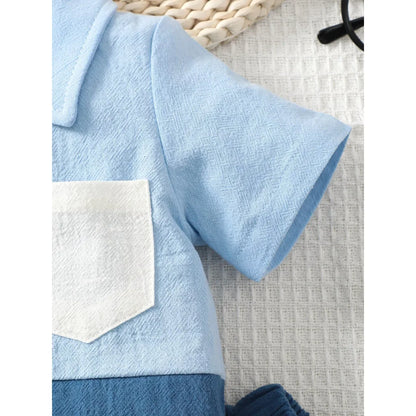 Ensemble 2 pièces bébé garçon – Style décontracté chic