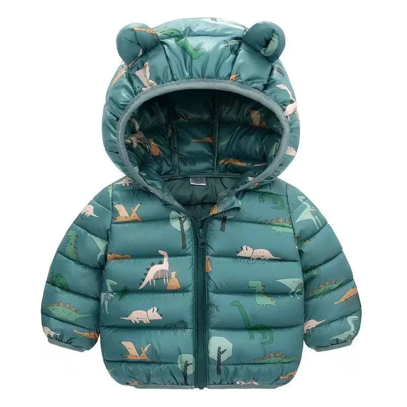 Doudoune chaude à capuche – Enfants 1 à 5 ans