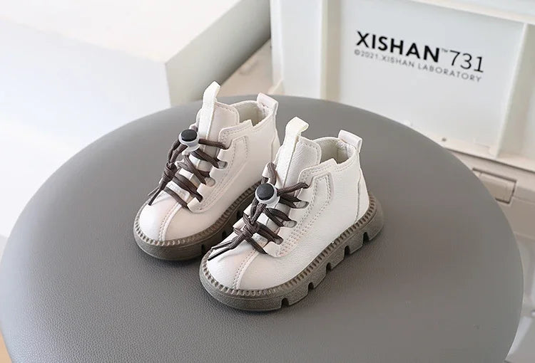 Bottines Enfant Unisexe – Style Mode à Lacets | Automne-Hiver