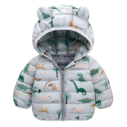 Doudoune chaude à capuche – Enfants 1 à 5 ans